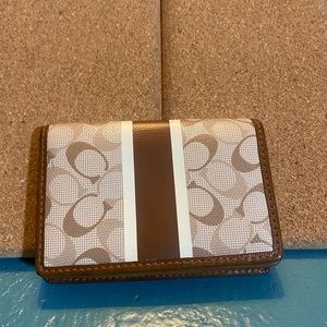 Coach card holder